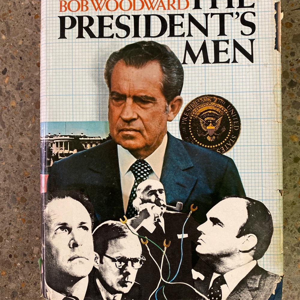 Bob Woodward book first edition All the President’s Men 1974 hardcover